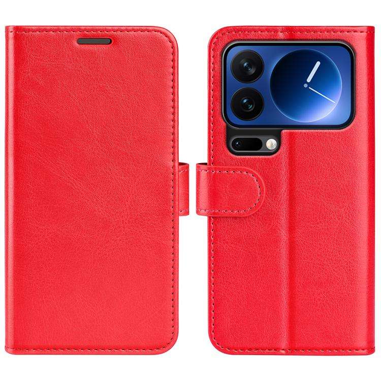 R64 Texture Horizontal Flip Leather Phone Case, For Redmi Note 17 Pro 5G Global 163.5mm, For Xiao...