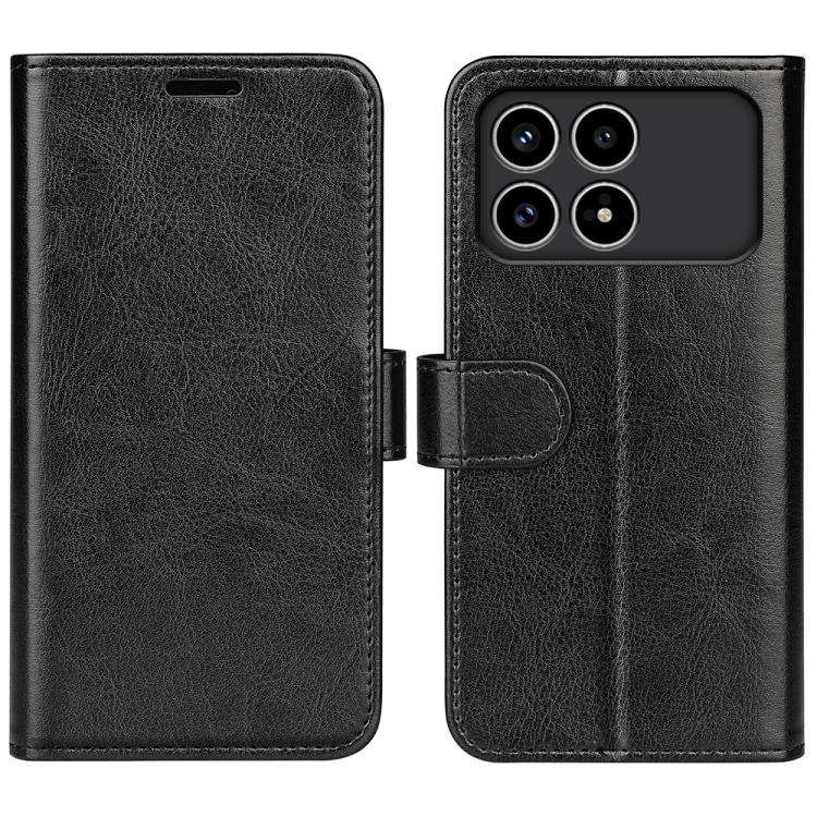 R64 Texture Horizontal Flip Leather Phone Case, For Xiaomi Poco F8 Ultra 5G, For Redmi Note 15 4G...