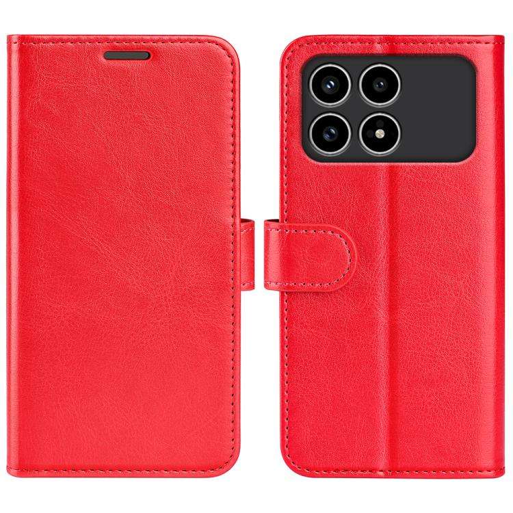 R64 Texture Horizontal Flip Leather Phone Case, For Xiaomi Poco F8 Ultra 5G, For Redmi Note 15 4G...