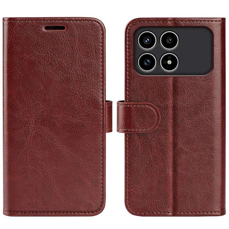 R64 Texture Horizontal Flip Leather Phone Case, For Xiaomi Poco F8 Ultra 5G, For Redmi Note 15 4G...