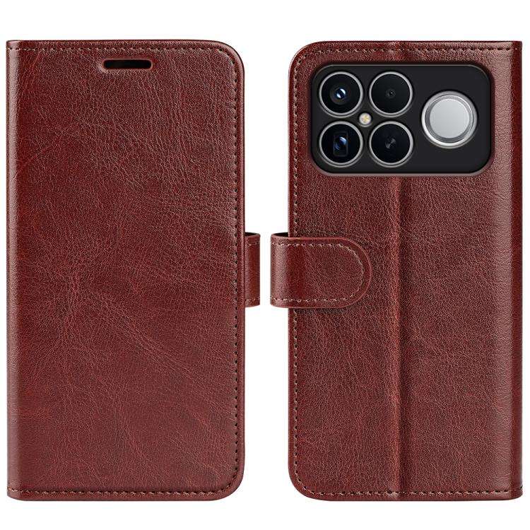 R64 Texture Horizontal Flip Leather Phone Case, For Xiaomi Poco F8 Ultra 5G, For Redmi Note 15 4G...