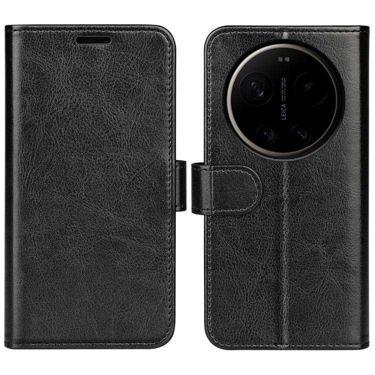 R64 Texture Horizontal Flip Leather Phone Case, For Redmi Note 17 Pro 5G Global 163.5mm, For Xiao...