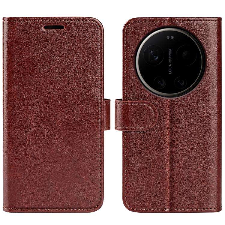 R64 Texture Horizontal Flip Leather Phone Case, For Redmi Note 17 Pro 5G Global 163.5mm, For Xiao...