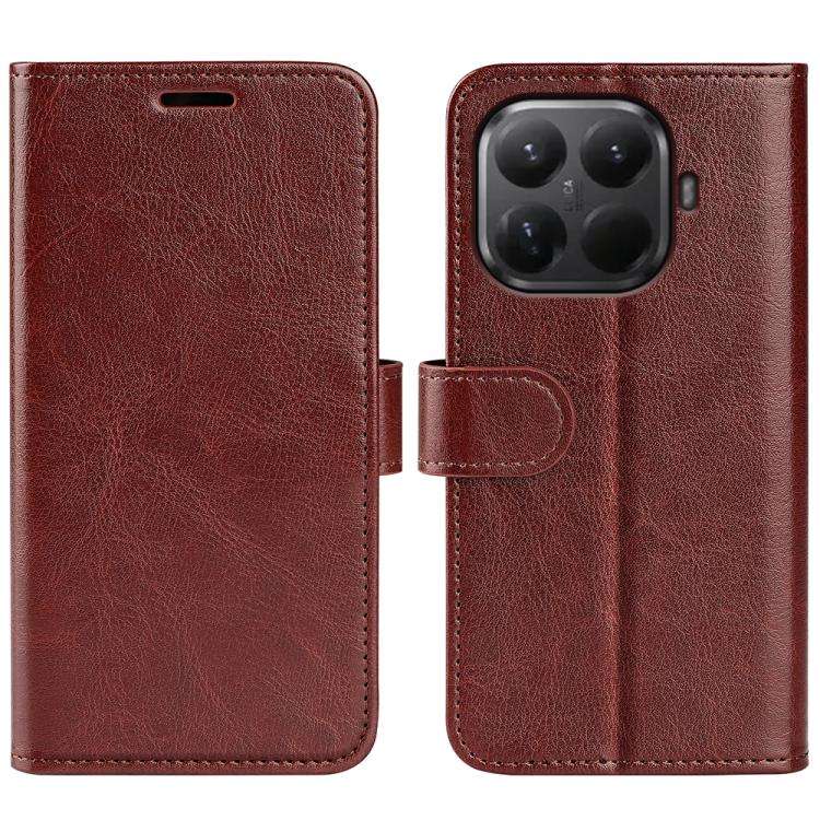R64 Texture Horizontal Flip Leather Phone Case, For Redmi Note 17 Pro 5G Global 163.5mm, For Xiao...