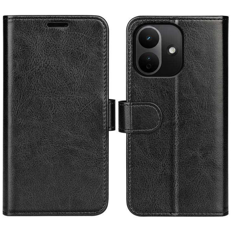 R64 Texture Horizontal Flip Leather Phone Case, For Redmi Note 17 Pro 5G Global 163.5mm, For Xiao...