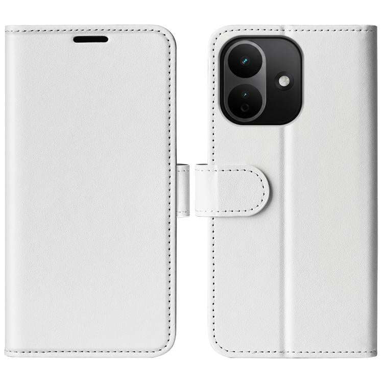 R64 Texture Horizontal Flip Leather Phone Case, For Redmi Note 17 Pro 5G Global 163.5mm, For Xiao...