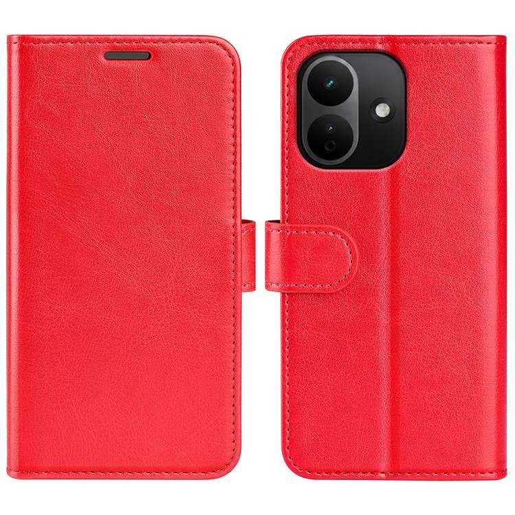 R64 Texture Horizontal Flip Leather Phone Case, For Redmi Note 17 Pro 5G Global 163.5mm, For Xiao...