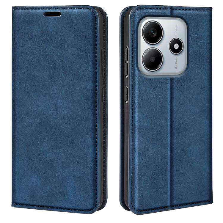 Retro-skin Magnetic Suction Leather Phone Case, For Xiaomi Redmi Note 14 Pro 4G, For Redmi Note 1...