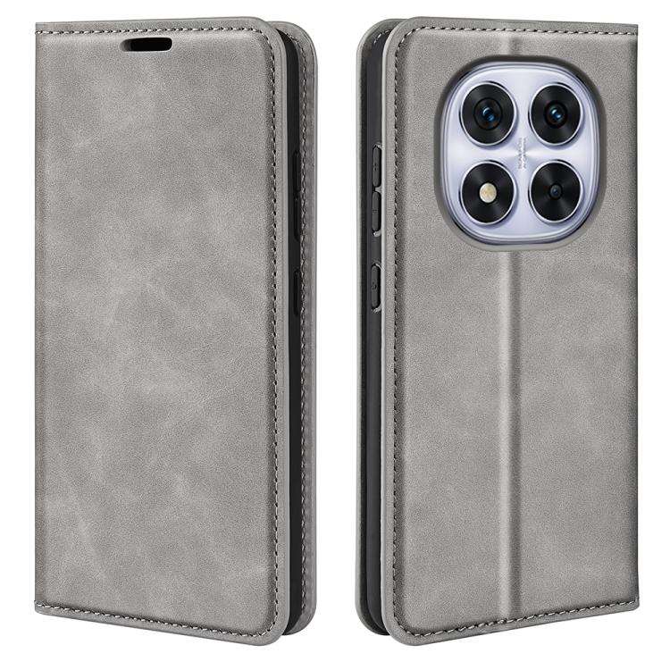 Retro-skin Magnetic Suction Leather Phone Case, For Xiaomi Redmi Note 14 Pro 4G, For Redmi Note 1...