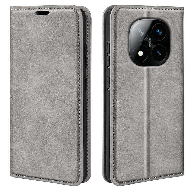 Retro-skin Magnetic Suction Leather Phone Case, For Xiaomi Redmi Note 14 Pro 4G, For Redmi Note 1...