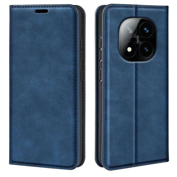 Retro-skin Magnetic Suction Leather Phone Case, For Xiaomi Redmi Note 14 Pro 4G, For Redmi Note 1...
