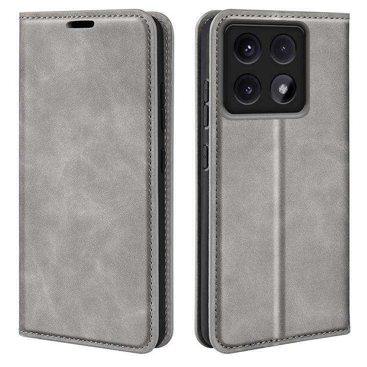 Retro-skin Magnetic Suction Leather Phone Case, For Xiaomi Redmi Note 14 Pro 4G, For Redmi Note 1...