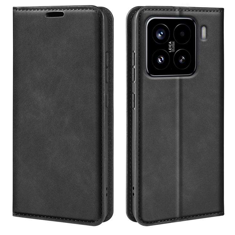 Retro-skin Magnetic Suction Leather Phone Case, For Xiaomi Redmi Note 14 Pro 4G, For Redmi Note 1...