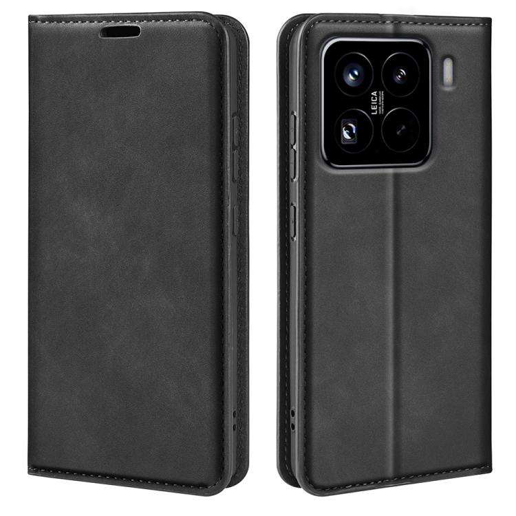 Retro-skin Magnetic Suction Leather Phone Case, For Xiaomi Redmi Note 14 Pro 4G, For Redmi Note 1...