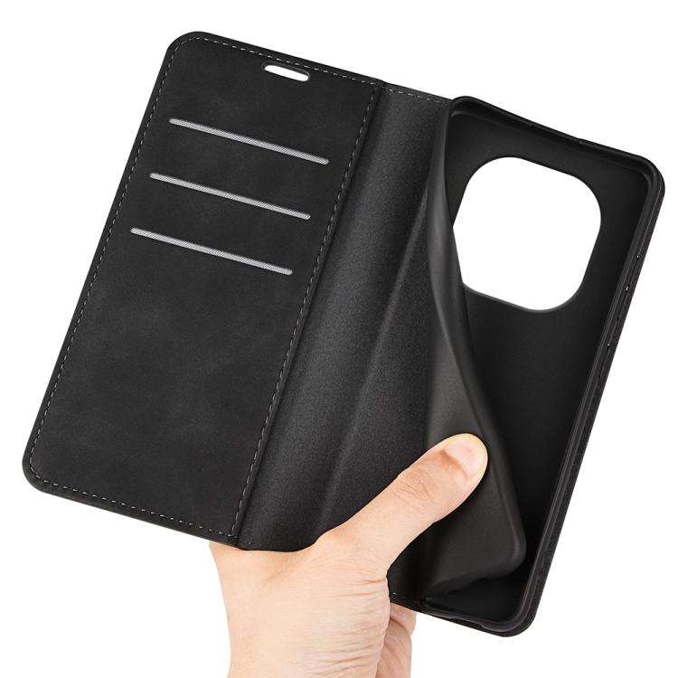Retro-skin Magnetic Suction Leather Phone Case, For Xiaomi Redmi Note 14 Pro 4G, For Redmi Note 1...