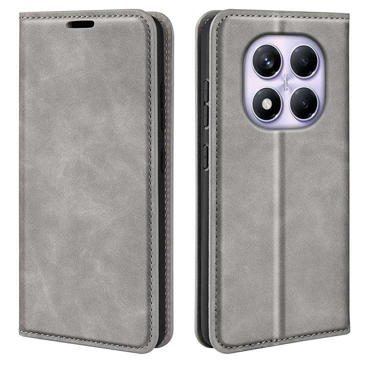 Retro-skin Magnetic Suction Leather Phone Case, For Xiaomi Redmi Note 14 Pro 4G, For Redmi Note 1...