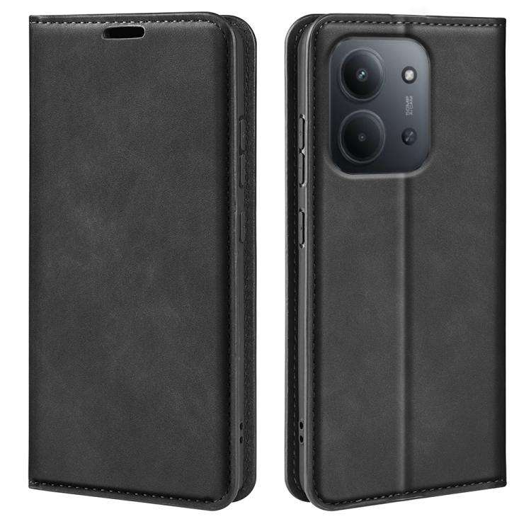 Retro-skin Magnetic Suction Leather Phone Case, For Xiaomi 17 Pro Max, For Redmi Note 15 Pro Glob...