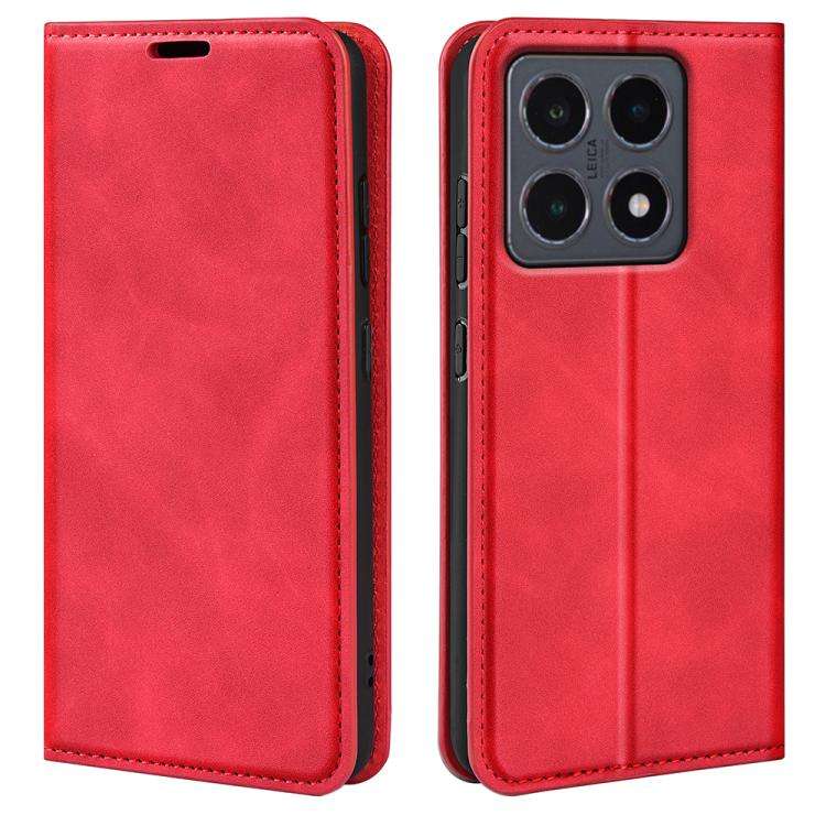 Retro-skin Magnetic Suction Leather Phone Case, For Xiaomi 17 Pro Max, For Redmi Note 15 Pro Glob...