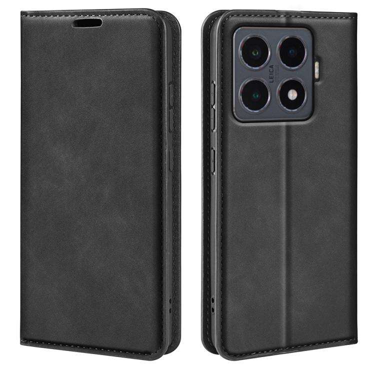 Retro-skin Magnetic Suction Leather Phone Case, For Xiaomi 17 Pro Max, For Redmi Note 15 Pro Glob...