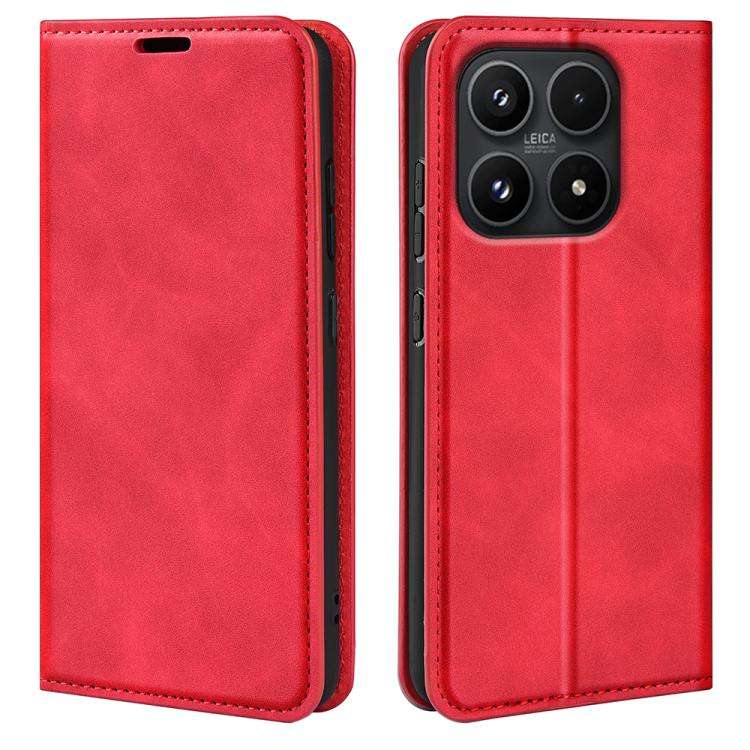 Retro-skin Magnetic Suction Leather Phone Case, For Xiaomi 17 Pro Max, For Redmi Note 15 Pro Glob...