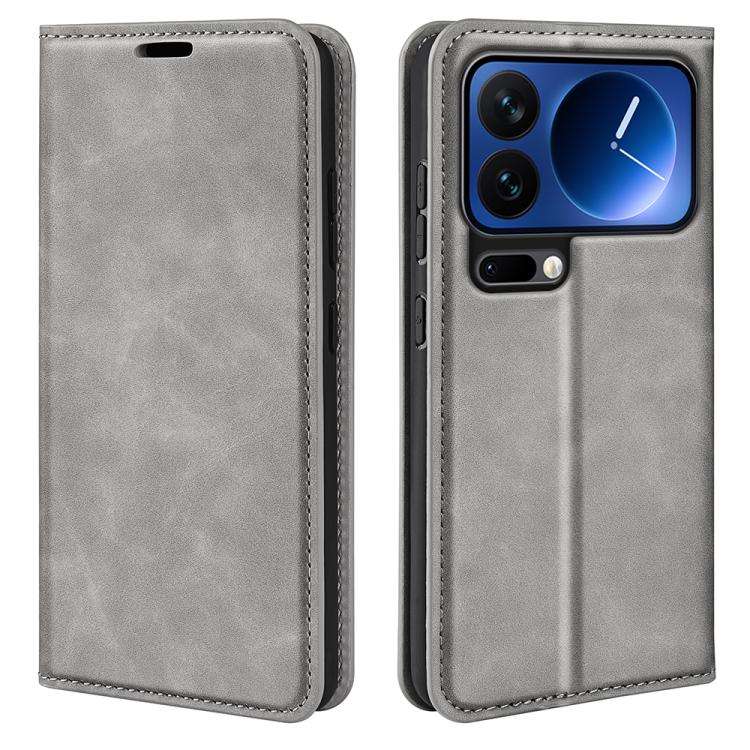 Retro-skin Magnetic Suction Leather Phone Case, For Xiaomi 17 Pro Max, For Redmi Note 15 Pro Glob...