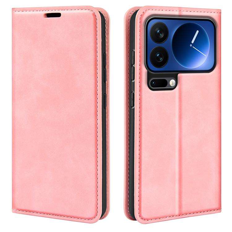 Retro-skin Magnetic Suction Leather Phone Case, For Xiaomi 17 Pro Max, For Redmi Note 15 Pro Glob...