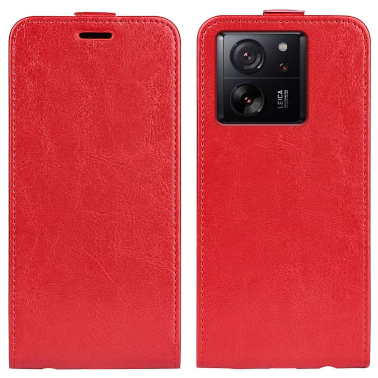 R64 Texture Single Vertical Flip Leather Phone Case, For Xiaomi Redmi K70E, For Xiaomi 14 Pro, Fo...