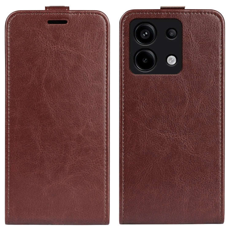R64 Texture Single Vertical Flip Leather Phone Case, For Xiaomi Redmi K70E, For Xiaomi 14 Pro, Fo...