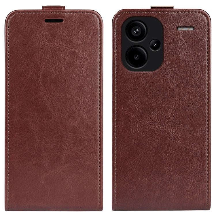 R64 Texture Single Vertical Flip Leather Phone Case, For Xiaomi Redmi K70E, For Xiaomi 14 Pro, Fo...