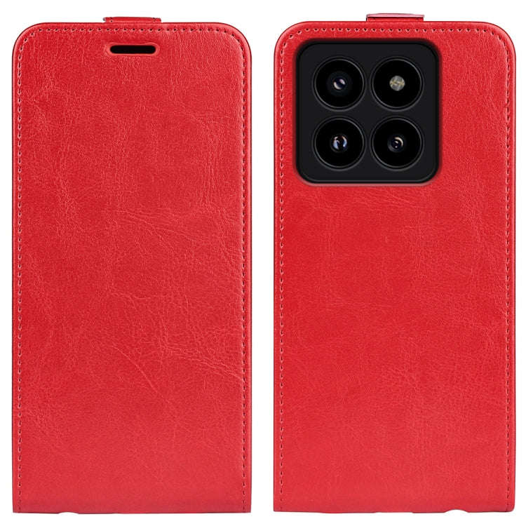 R64 Texture Single Vertical Flip Leather Phone Case, For Xiaomi Redmi K70E, For Xiaomi 14 Pro, Fo...