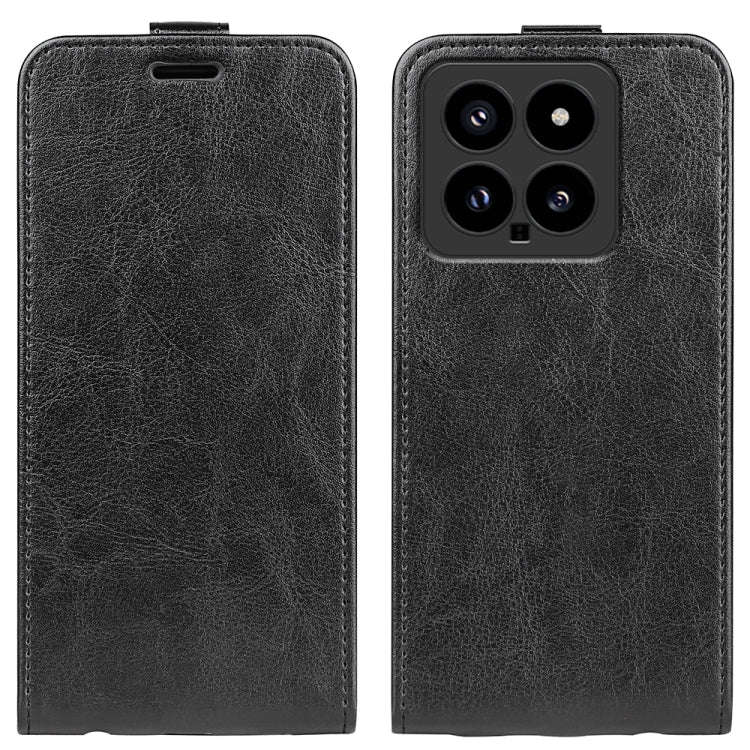 R64 Texture Single Vertical Flip Leather Phone Case, For Xiaomi Redmi K70E, For Xiaomi 14 Pro, Fo...