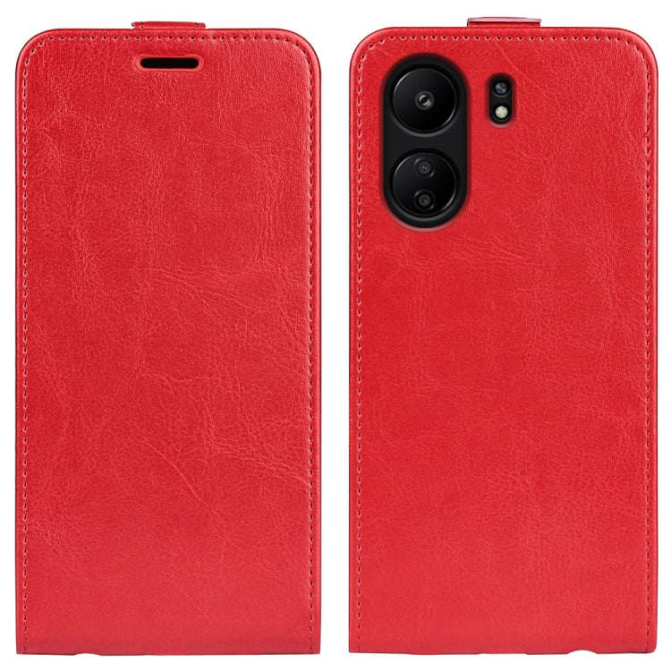 R64 Texture Single Vertical Flip Leather Phone Case, For Xiaomi Redmi K70E, For Xiaomi 14 Pro, Fo...
