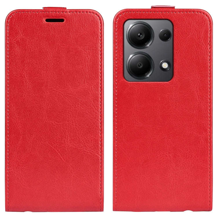 R64 Texture Single Vertical Flip Leather Phone Case, For Xiaomi Redmi Note 14 5G, For Xiaomi Redm...