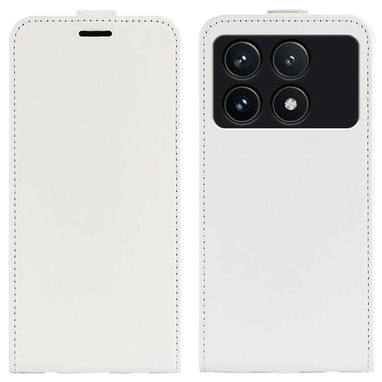 R64 Texture Single Vertical Flip Leather Phone Case, For Xiaomi Redmi K70E, For Xiaomi 14 Pro, Fo...