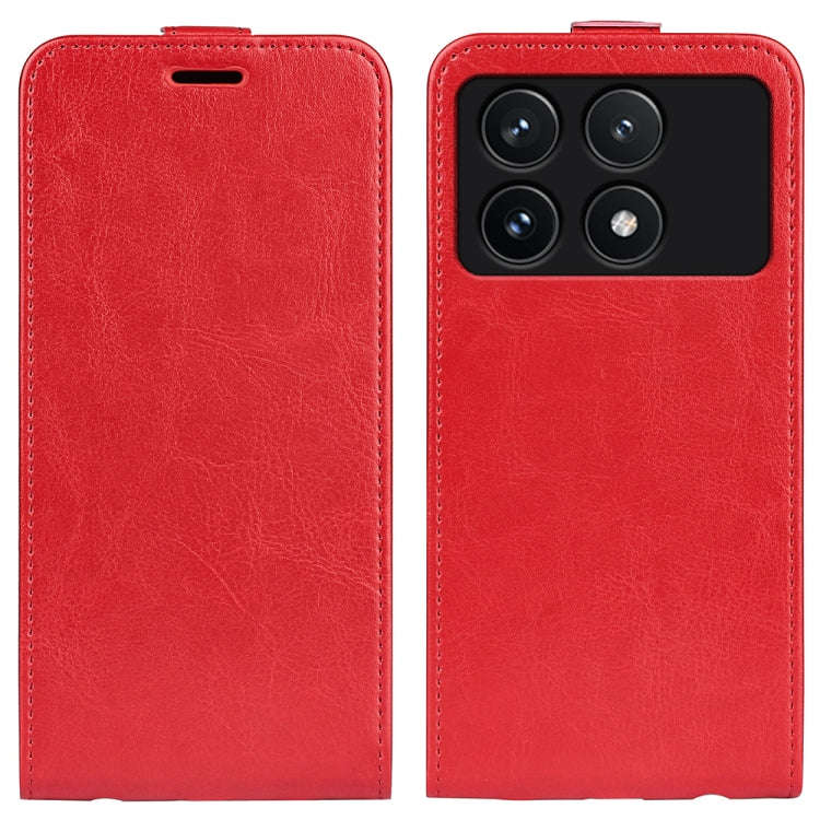 R64 Texture Single Vertical Flip Leather Phone Case, For Xiaomi Redmi K70E, For Xiaomi 14 Pro, Fo...