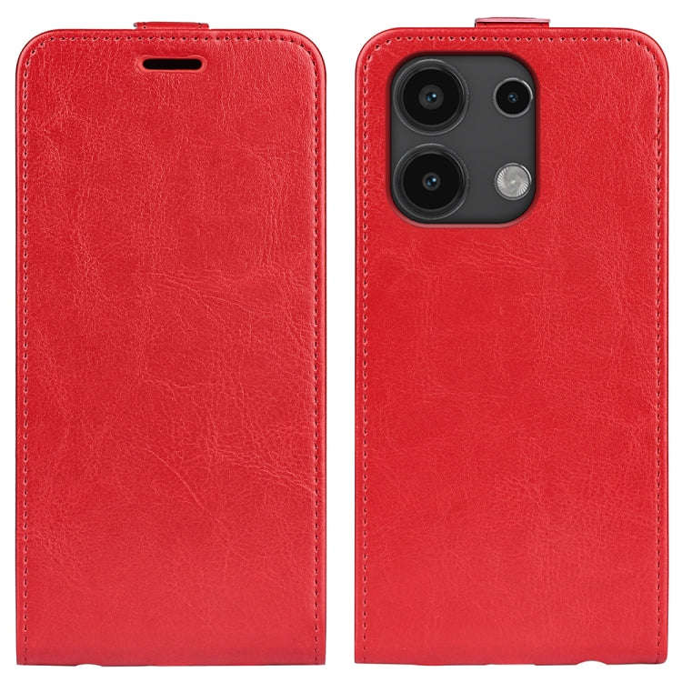 R64 Texture Single Vertical Flip Leather Phone Case, For Xiaomi Redmi Note 14 5G, For Xiaomi Redm...