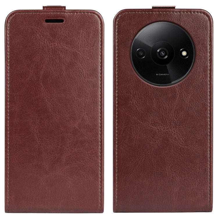 R64 Texture Single Vertical Flip Leather Phone Case, For Xiaomi Redmi Note 14 5G, For Xiaomi Redm...