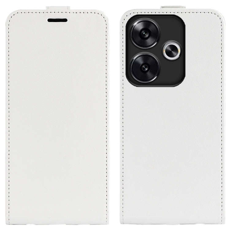 R64 Texture Single Vertical Flip Leather Phone Case, For Xiaomi Redmi Note 14 5G, For Xiaomi Redm...