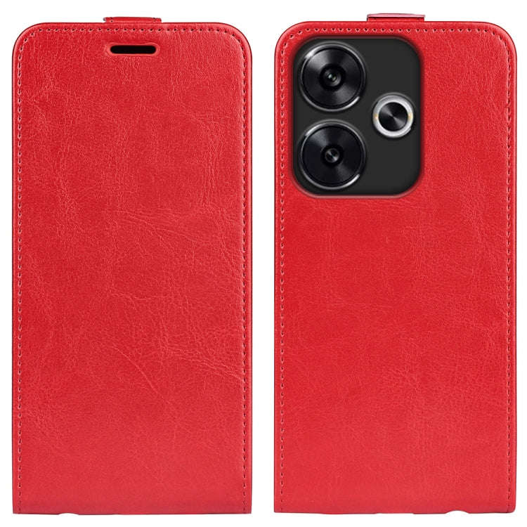 R64 Texture Single Vertical Flip Leather Phone Case, For Xiaomi Redmi Note 14 5G, For Xiaomi Redm...