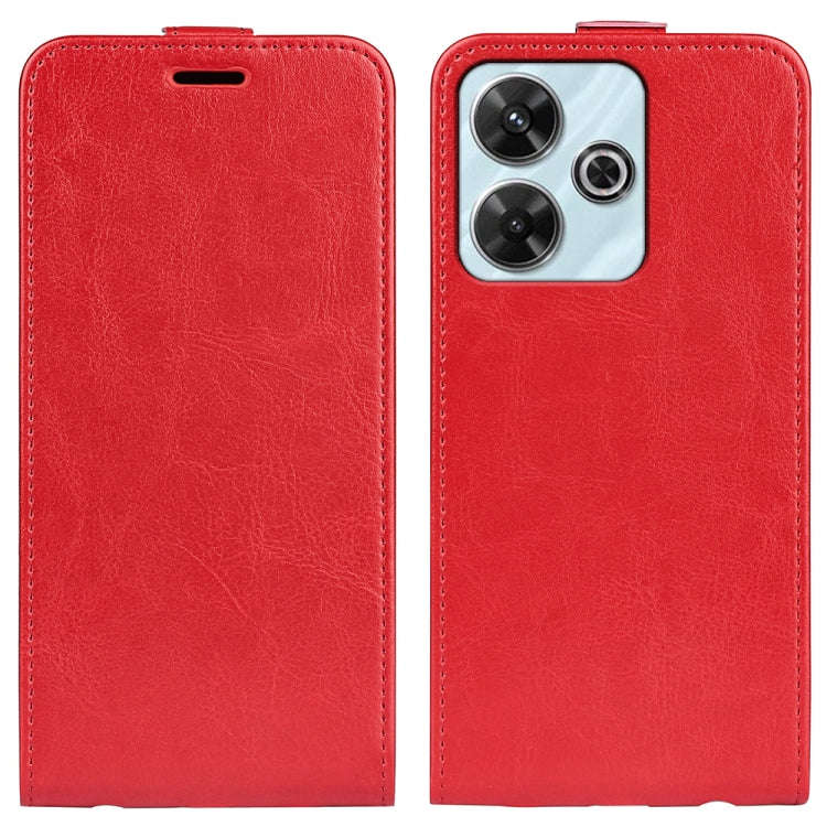 R64 Texture Single Vertical Flip Leather Phone Case, For Xiaomi Redmi Note 14 5G, For Xiaomi Redm...