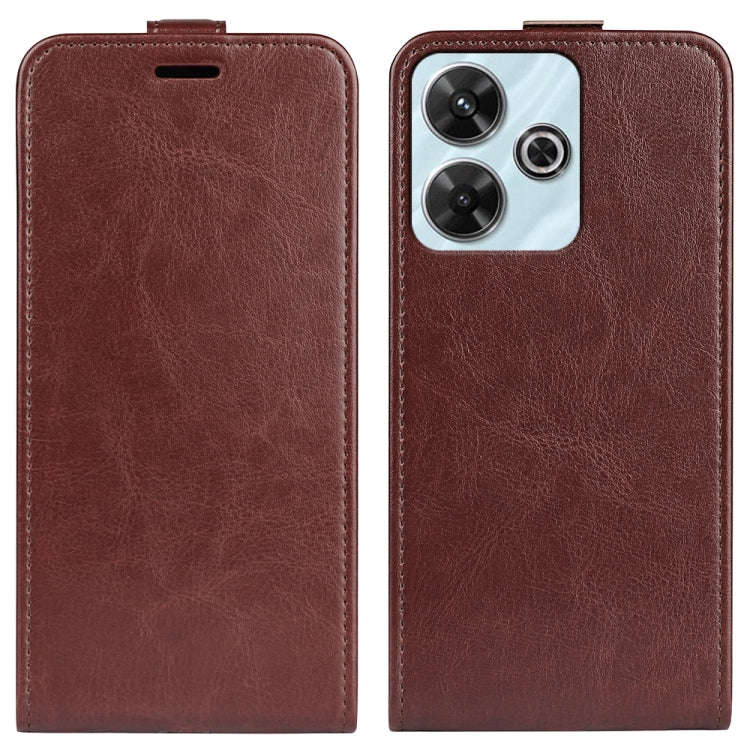 R64 Texture Single Vertical Flip Leather Phone Case, For Xiaomi Redmi Note 14 5G, For Xiaomi Redm...