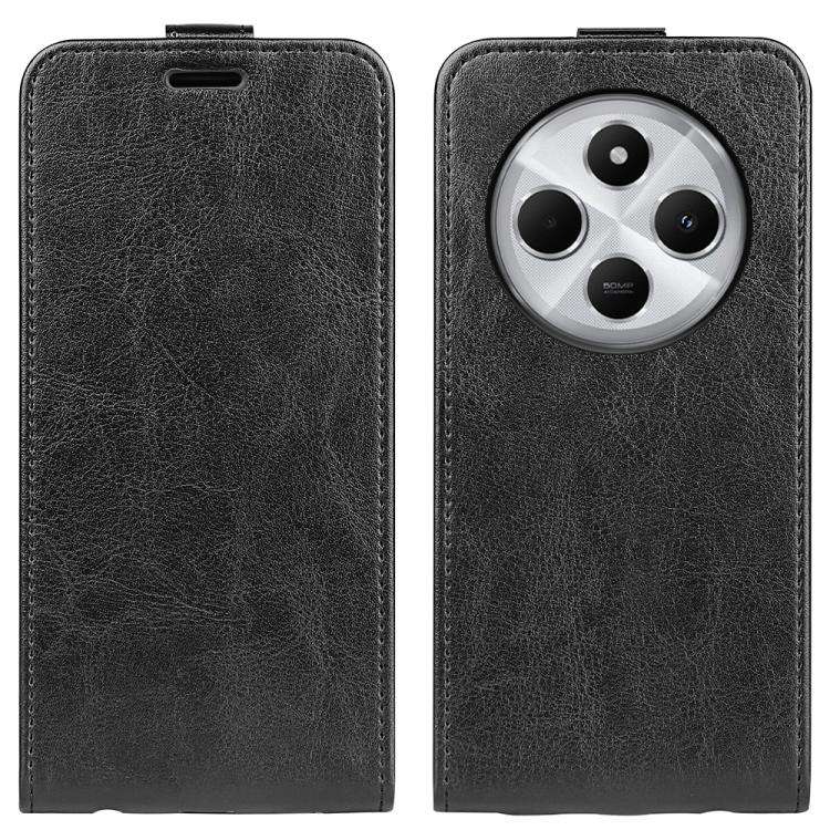 R64 Texture Single Vertical Flip Leather Phone Case, For Xiaomi Redmi Note 14 5G, For Xiaomi Redm...