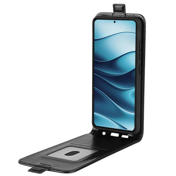 R64 Texture Single Vertical Flip Leather Phone Case, For Xiaomi Redmi Note 14 5G, For Xiaomi Redm...
