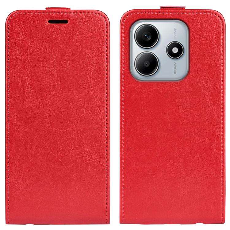 R64 Texture Single Vertical Flip Leather Phone Case, For Xiaomi Redmi Note 14 5G, For Xiaomi Redm...