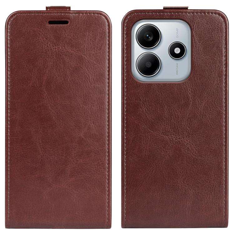 R64 Texture Single Vertical Flip Leather Phone Case, For Xiaomi Redmi Note 14 5G, For Xiaomi Redm...