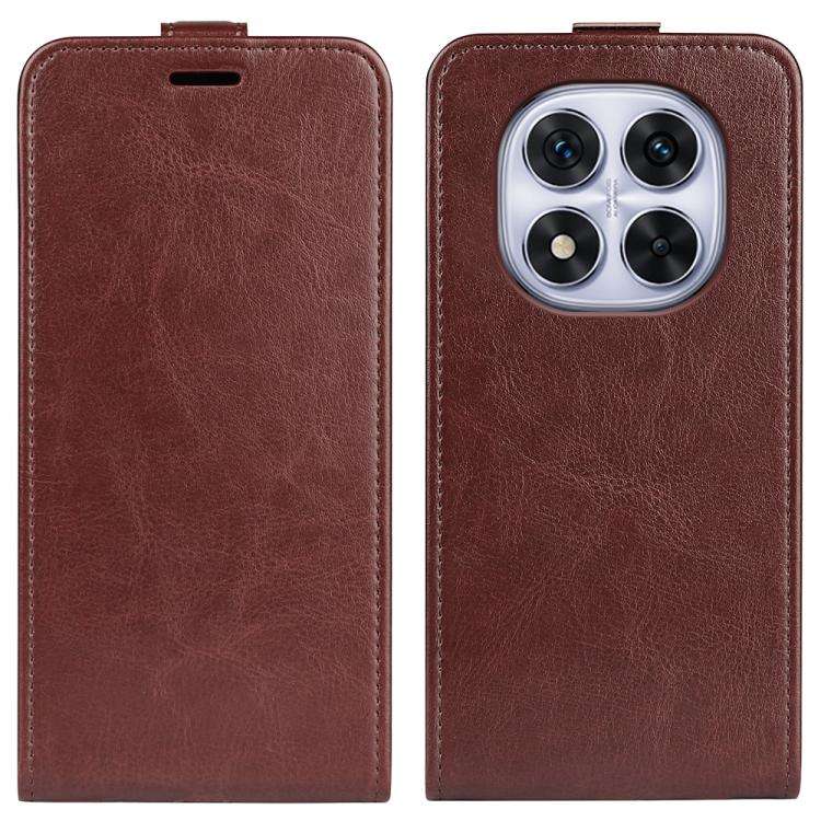 R64 Texture Single Vertical Flip Leather Phone Case, For Xiaomi Redmi Note 14 5G, For Xiaomi Redm...