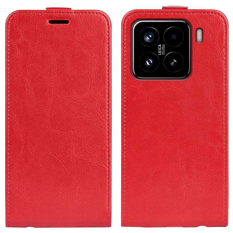 R64 Texture Single Vertical Flip Leather Phone Case, For Xiaomi 15T Pro, For Xiaomi 15T, For Redm...