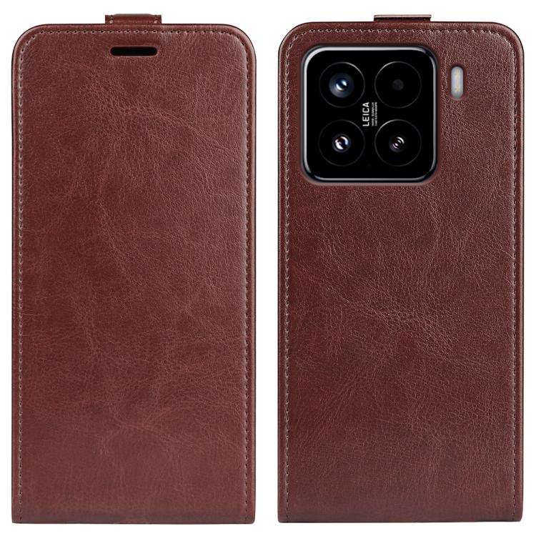R64 Texture Single Vertical Flip Leather Phone Case, For Xiaomi 15T Pro, For Xiaomi 15T, For Redm...