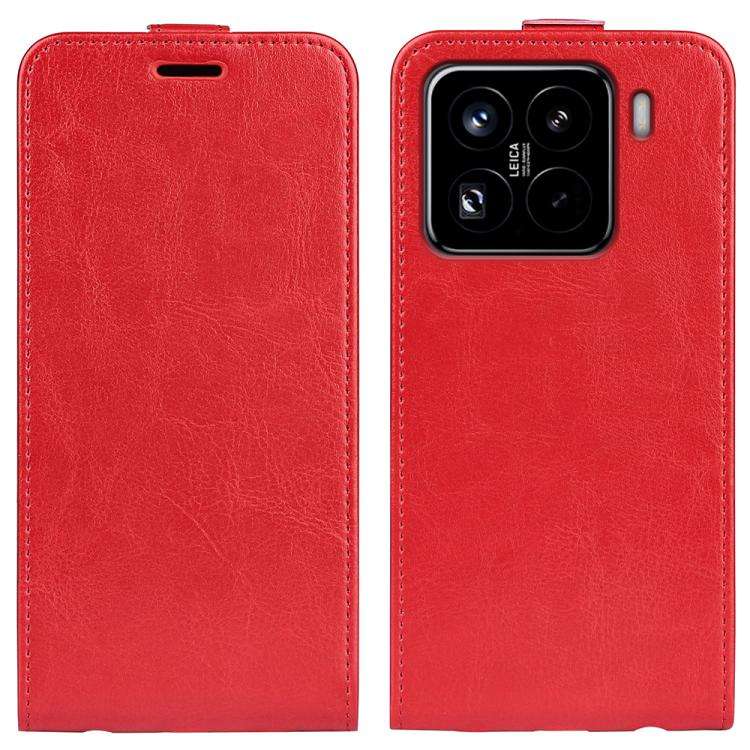 R64 Texture Single Vertical Flip Leather Phone Case, For Xiaomi 15T Pro, For Xiaomi 15T, For Redm...