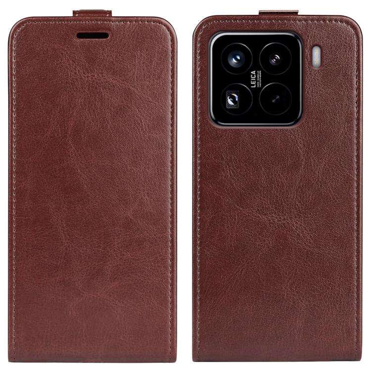 R64 Texture Single Vertical Flip Leather Phone Case, For Xiaomi 15T Pro, For Xiaomi 15T, For Redm...